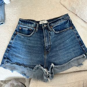 Abercrombie jean shorts